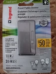 Legrand Radiant RHCL453PNICCV4 Dimmer Led Light Switch Dimmable Nickel. Fixed Price $23.40.