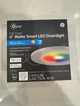 Ge - Cync 4 Inch Wafer Smart Led Downlight Fixture. Fixed Price $38.00.