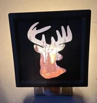 Roman Lights Deer Silhouette Night Nib. Fixed Price $20.00.