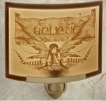 Curved "believe Fairy" Porcelain Lithophane Night Light - Discontinued Last 1. Fixed Price $33.99.