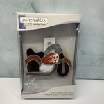 Switchables Stained Glass Nightlight Cover Orange Motorcycle SW163 Suncatcher. Fixed Price $15.00.