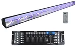 American Dj Eco Bar Uv Ultraviolet Led Black Light W/remote + Dmx Controller. Fixed Price $318.00.
