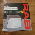 Rab WP1H70 Wallpack, Polycarb Lens + Lamp, Bronze. Fixed Price $35.00.