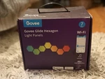 7 Pc Set Govee Glide Hexagon Light Panels Wi-fi Music Sync Rgbic Voice Control. Fixed Price $88.00.