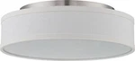 Nuvo 62/524 Lighting Heather - Led Flush Fixture With White Linen Shade. Fixed Price $254.99.