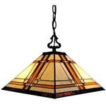 Tiffany Style Mission 2-LIGHT Hanging Lamp Amora Lighting. Fixed Price $139.93.