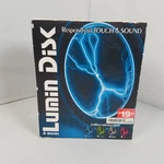 Can You Imagine 6" Lumin Disk Blue Plasma Flat Glass Panel Sound Responsive New. Fixed Price $64.99.
