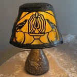 Antique Art Nouveau Birds Heintz Usa Sterling Silver Bronze Boudoir Lamp. Fixed Price $1800.00.
