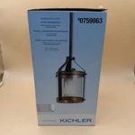 Kichler Barrington Anvil Iron Seeded Glass Mini Pendant Light - Nib Sealed. Fixed Price $49.99.