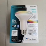 Ecosmart 65W Led Light Bulb BR30 Color Changing Wifi Voice Control. Fixed Price $11.00.