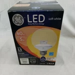 Ge Lighting Dimmable Decorative Bulb Soft White 5W Replaces 40W 37922. Fixed Price $9.99.