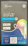 Ge - Cync Smart Direct Connect Light (1 A19 Led Color Changing Bulb). Fixed Price $14.95.