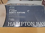 Hampton Bay Andenne 4-LIGHT Brushed Nickel Bath Vanity *A2. Fixed Price $41.99.