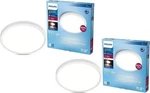 Philips Led Flush Mount Ultra Thin White Ceiling Light 2-PACK Bright. Fixed Price $52.55.
