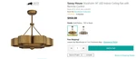 Savoy House Stockholm 14" Led Indoor Ceiling Fan With Remote Control. Fixed Price $766.40.
