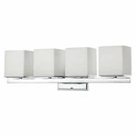 Nuvo 60-4084 Chandelier Polished Chrome Finish With White Satin Glass. Fixed Price $296.99.