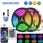Led Strip Lights 1- 5M Rgb 5050 Cuttable Colour Changing Tape Tv Lighting. Fixed Price $12.44.