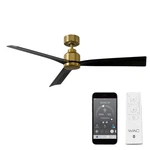 Wac F-003-SB/MB Clean 52" Outdoor Ceiling Fan With Remote, Soft Brass Matte B.... Fixed Price $454.80.