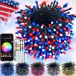 Yiqu Smart Color Changing Halloween Lights, 66 Ft 200 Led Rgb Christmas Strin.... Fixed Price $40.86.