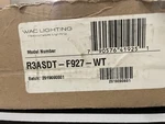 Wac Lighting R3ASDT-F Aether 3.5" Square Trim White. Fixed Price $180.00.