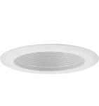 Progress Lighting Recessed 5" Step Baffle Trim White P868-28. Fixed Price $12.79.