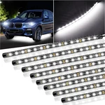 8 Pcs Car Led Strip IP67 Waterproof 11" Flexible Underglow 1.... Fixed Price $27.69.