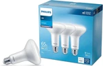 BR30 3-PACK Basic Daylight (5000K) 650 Lumen (9W = 65W) Frosted Flicker-free. Fixed Price $19.04.