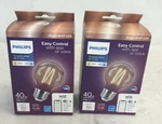 (2) Philips 40-WATT Equivalent G16.5 Smart Wi-fi Led Tuneable White Light Bulb. Fixed Price $14.98.