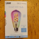 Feit Electric Smart Led 6W ST21 Color Changing Bulb E26 Base Alexa Google. Fixed Price $17.99.