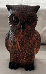 Tall 10" Owl Lamp Night Light Up Decorative Accent Bronze Brown Resin Electrical. Fixed Price $23.99.