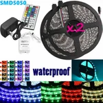 Strip Lighting 2*5M 32.8 Ft 5050 Rgb 300 Flexible Color Changing. Fixed Price $19.99.