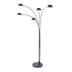 Nova Of California Mushroom Light Arc Lamp, Satin Nickel/black - 4035SN. Fixed Price $899.00.