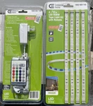 Pack- Commercial Electric 12" 4-STRIP Linkable Led Flexible Tape Light Kit. Fixed Price $58.99.