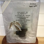 Night Light Spiritual Angel Serenity Prayer Religious Swivel Wall Outlet Plug In. Fixed Price $16.95.