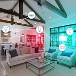 Feit Electric OM60RGBWCAAG3 120V 9W 6500K A19 800 Lumens Led Light Bulb. Fixed Price $35.85.