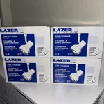 Lazer Track Lighting By Halo LZR304P White With Black Baffle /set Of. Fixed Price $65.00.
