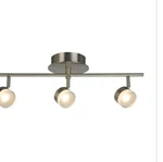 Hampton Bay 1.9 Ft. 3-LIGHT White Integrated Led Plug-in Track Lighting Kit Fixt. Fixed Price $10.53.