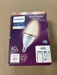 Philips Smart Tunable White Wi-fi Led Bulb 40WATT 3.9W 355 Lumens E12 B11 Wiz. Fixed Price $14.99.
