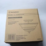 Westinghouse Wensley 2-LIGHT Interior Semi-flush Ceiling Fixture White 66223. Fixed Price $27.60.