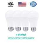 4-96 Pack A19 15W Dimmable Led Bulbs 1600LMS Etl Listed 100W Equivalent 120V E26. Fixed Price $199.99.