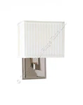 Hudson Valley 351-PN Waverly 1-LIGHT 10" Tall Polished Nickel Wall Sconce. Fixed Price $66.49.