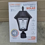 Gama Sonic Baytown Ii Solar Lighting Bulb Lamp Black Dusk Dawn * New. Fixed Price $79.99.