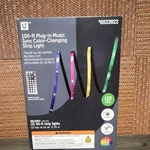 Utilitech 100-FT Plug-in Music Sync Color-changing Led Light Strip Model 6033922. Fixed Price $29.99.