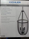 Kichler Mascarello Anvil Iron Distressed Antique Gray Pendant Light. Fixed Price $98.99.