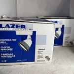 Set Of Lazer Perforated Bell Track Lights Halo LZR402P White No Bulbs. Fixed Price $49.87.