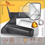 Set Chrome Tow Mirrors W/ Led White Running Light For 2002-2008 Dodge Ram 1500. Fixed Price $139.89.