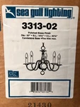Sea Gull Polished Brass (5 Candelabra Light) Hanging Chandelier 3313-02. Fixed Price $59.95.