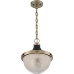 Nuvo Lighting 60/7060 Faro Pendant Burnished Brass And Black Accents. Fixed Price $321.99.