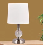 Table Lamp W Usb Port- Fangio Lighting Cory Martin Brushed Steel 15.5 No Shade. Fixed Price $22.95.