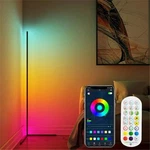 Corner Floor Lamp, 56-IN Smart Led With App & Remote Rgbw. Fixed Price $75.68.